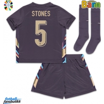 England John Stones #5 Bortedraktsett Barn EM 2024 Kortermet (+ Korte bukser)